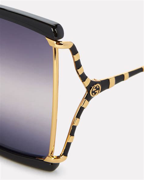 gucci oversized sunglasses 2020|gucci oversized butterfly sunglasses.